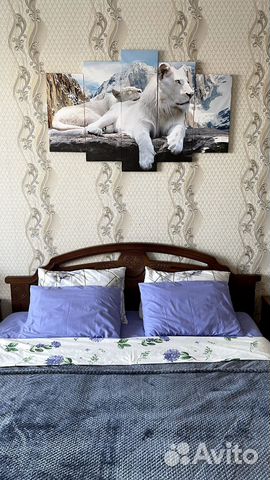 

1-к. квартира, 44 м², 1 кровать