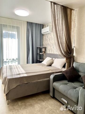 

Квартира-студия, 28 м², 2 кровати