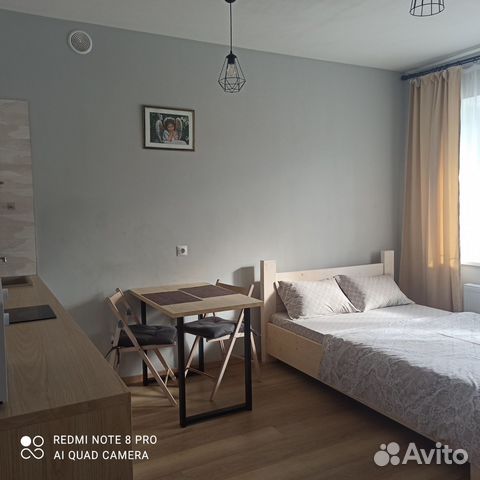 

Квартира-студия, 30 м², 2 кровати