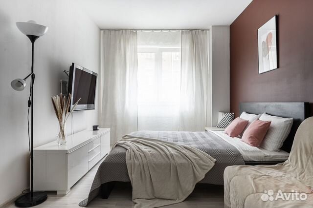 

1-к. квартира, 30 м², 2 кровати