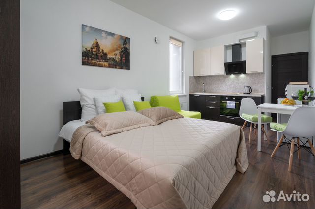 

Квартира-студия, 25 м², 1 кровать