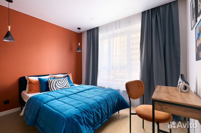 

1-к. квартира, 38 м², 2 кровати