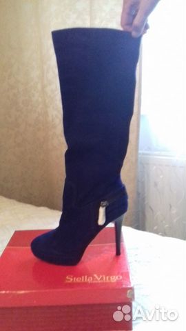 Сапоги-европейка 39 р-р замшевые Сапоги-европейка 39 р-р замшевые