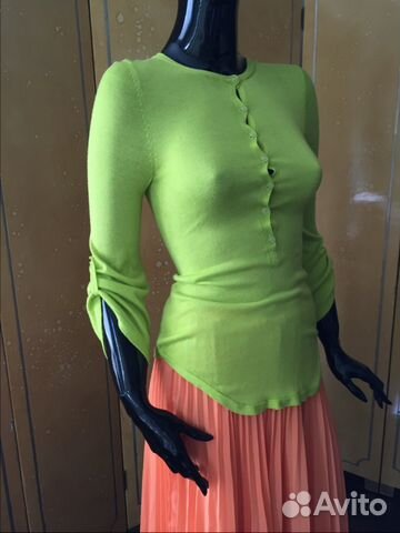 Поло из тонкой вискозы Theory новое