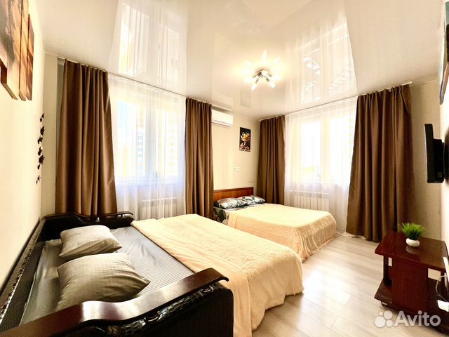 

1-к. квартира, 43 м², 2 кровати