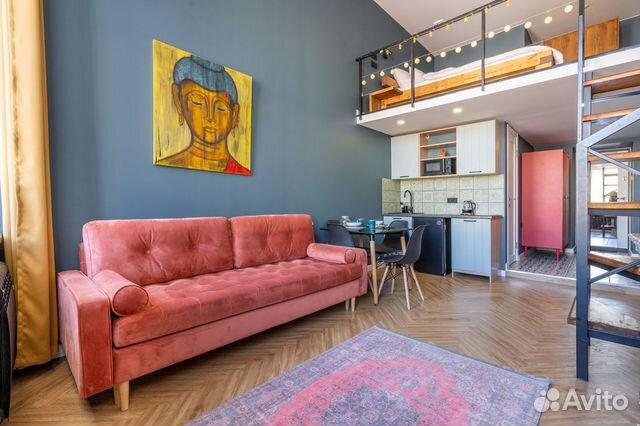 

Квартира-студия, 32 м², 2 кровати