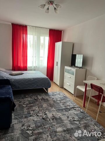 

Квартира-студия, 25 м², 2 кровати