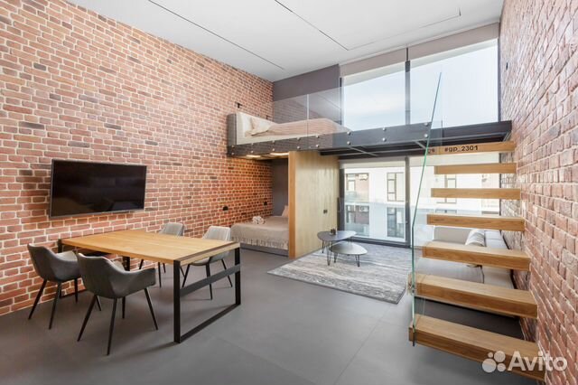 

Квартира-студия в апарт-отеле, 58 м², 3 кровати