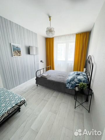 

1-к. квартира, 36 м², 2 кровати