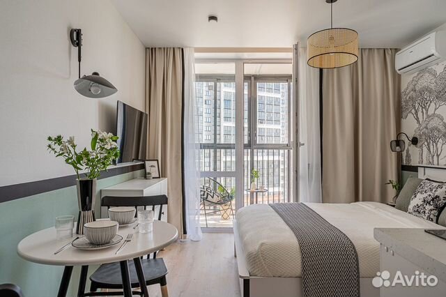 

Квартира-студия, 25 м², 1 кровать