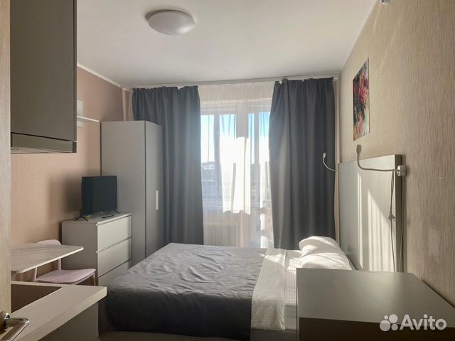 

Квартира-студия в апарт-отеле, 22 м², 2 кровати