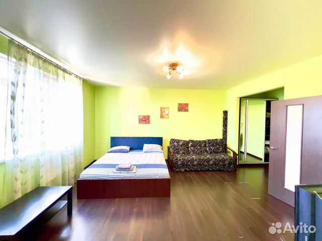 

1-к. квартира, 52 м², 3 кровати