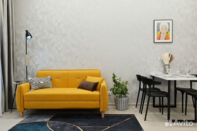 

1-к. квартира, 41 м², 2 кровати