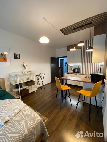 

Квартира-студия, 25 м², 1 кровать