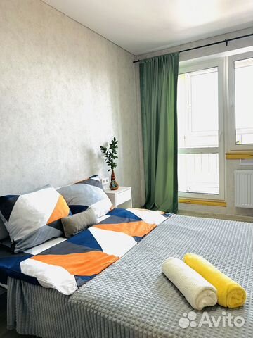 

1-к. квартира, 36,5 м², 2 кровати