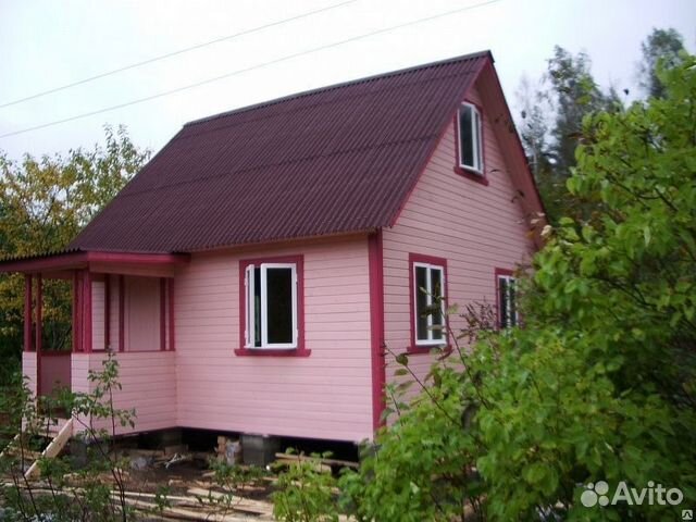 Каркасно-щитовой Дачный дом дд-024 5.5х5.5м