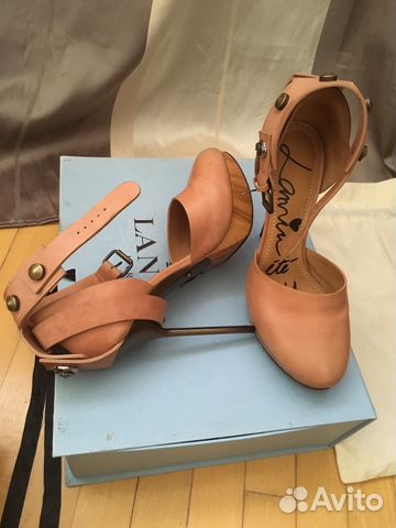 Туфли Lanvin 37 цвет нюд Туфли Lanvin 37 цвет нюд