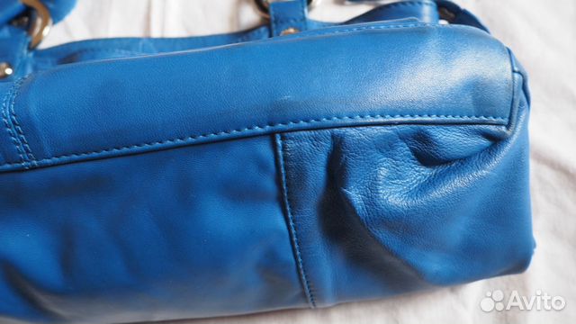 Женская сумка Palio, кожаная, синяя
