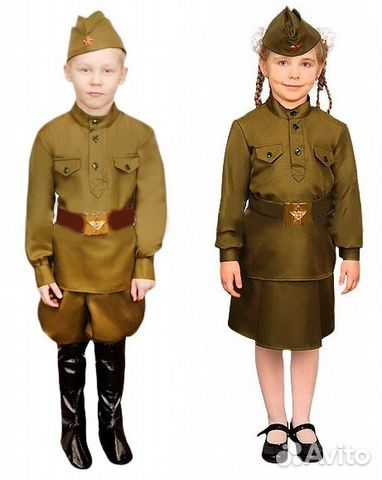 Детская военная форма для девочки