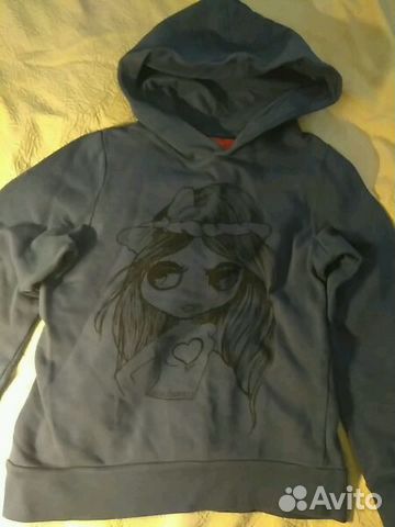 Толстовка теплая на девочку