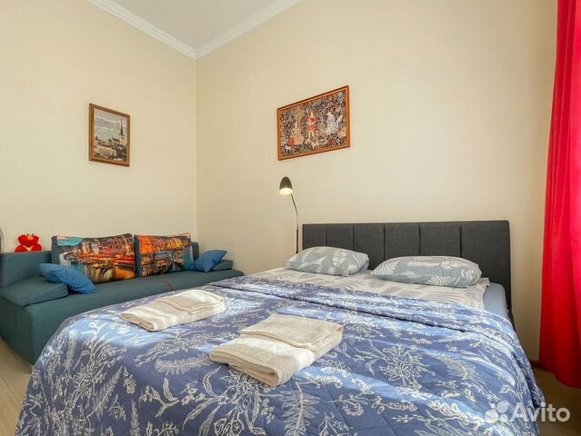 

Квартира-студия, 30 м², 2 кровати