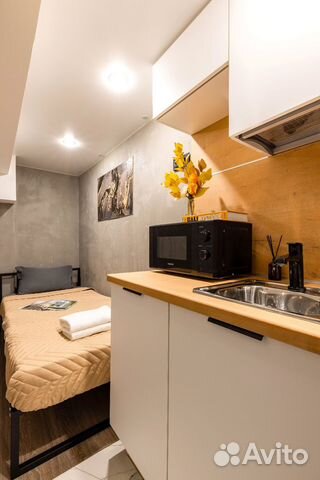 

Квартира-студия, 10 м², 1 кровать