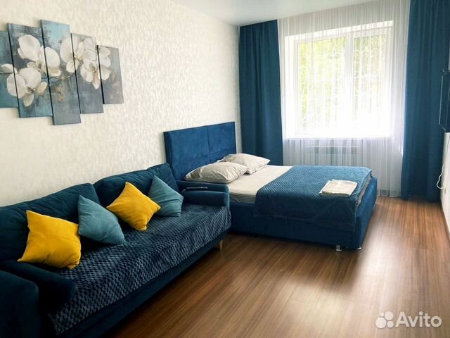

1-к. квартира, 44 м², 2 кровати