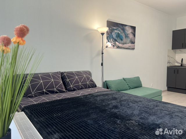 

Квартира-студия, 26 м², 2 кровати