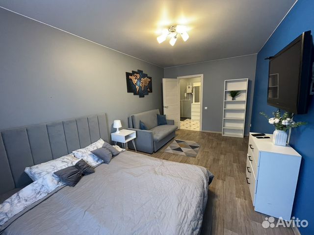 

1-к. квартира, 42 м², 2 кровати