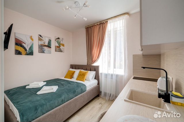 

Квартира-студия, 15 м², 1 кровать