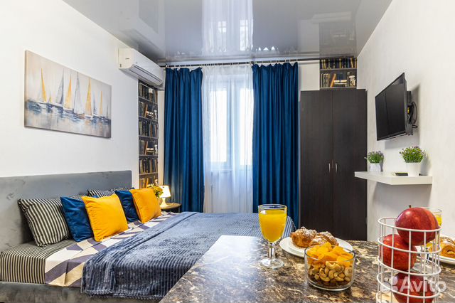 

Квартира-студия, 28 м², 1 кровать