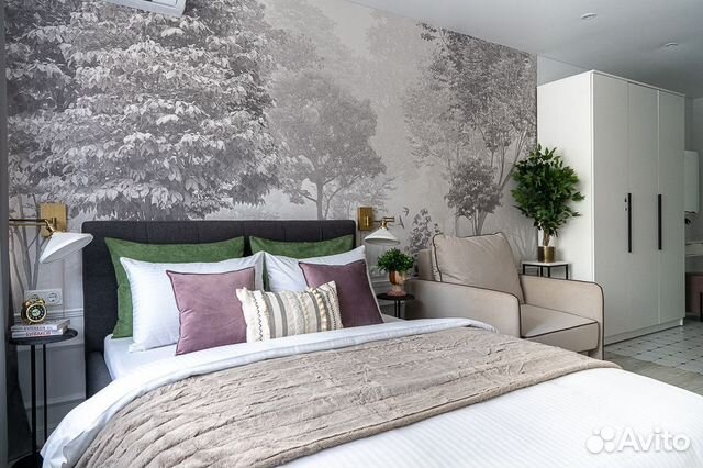 

Квартира-студия, 21 м², 2 кровати