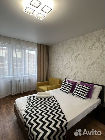 

1-к. квартира, 37 м², 2 кровати