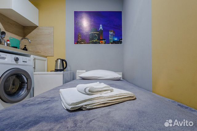

Квартира-студия, 10 м², 1 кровать