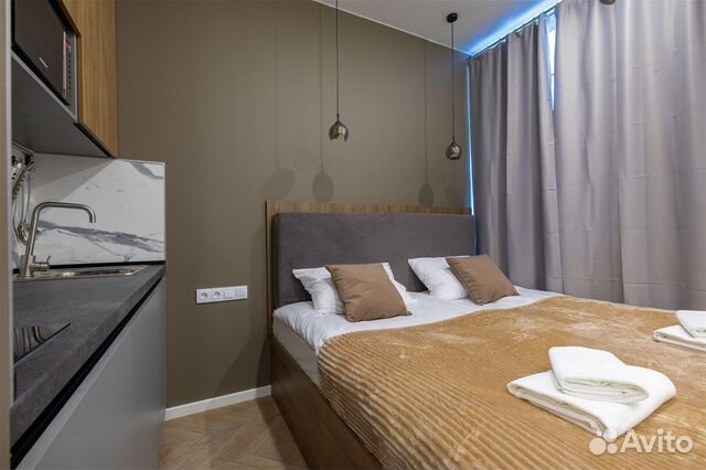 

Квартира-студия в апарт-отеле, 14 м², 1 кровать