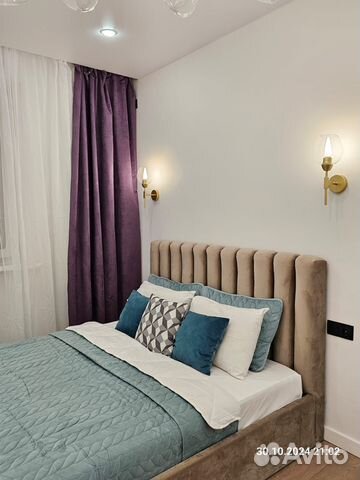 

1-к. квартира, 46 м², 2 кровати