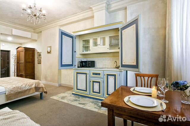 

Квартира-студия, 34 м², 2 кровати