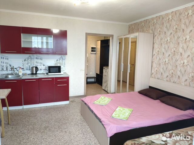 

Квартира-студия, 30 м², 2 кровати
