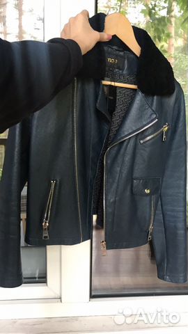 Кожаная куртка косуха Maje оригинал