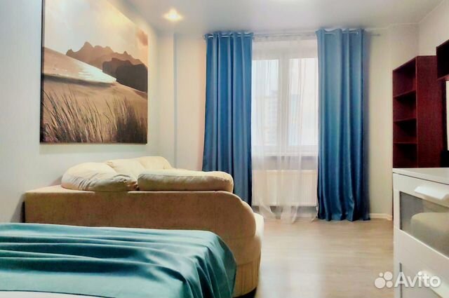 

1-к. квартира, 38 м², 2 кровати