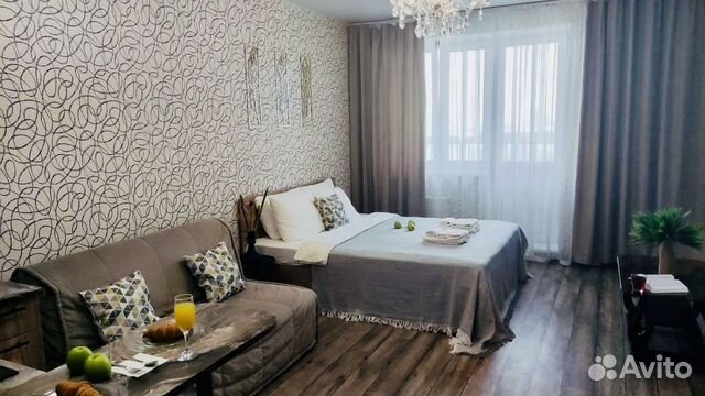 

Квартира-студия, 30 м², 2 кровати