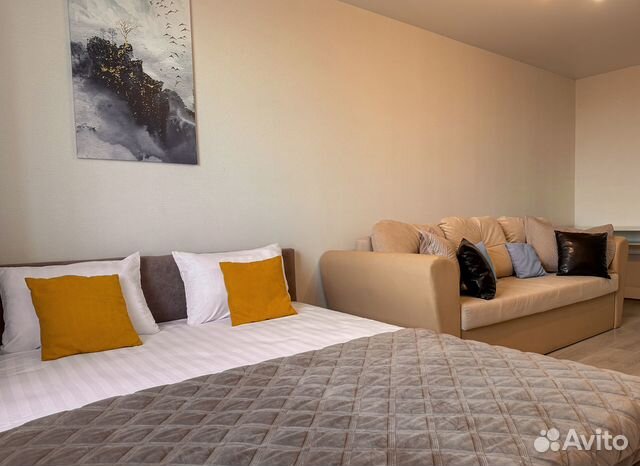

1-к. квартира, 40 м², 2 кровати