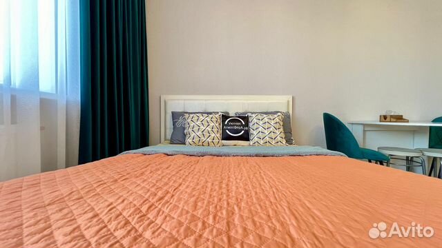 

Квартира-студия, 38 м², 2 кровати