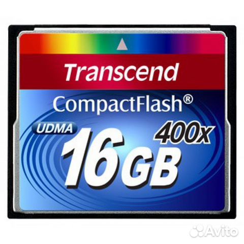 Карта памяти Transcend Comp. Flash 16Gb Pro 400x
