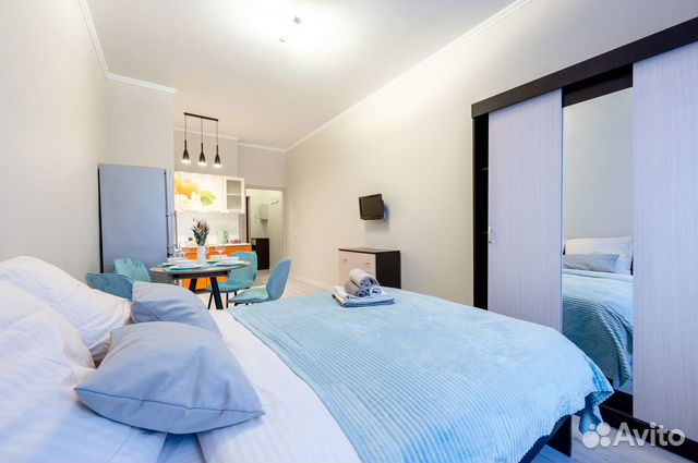 

Квартира-студия, 28 м², 1 кровать