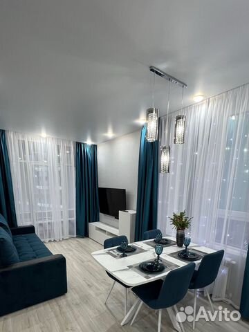 

1-к. квартира, 45 м², 2 кровати