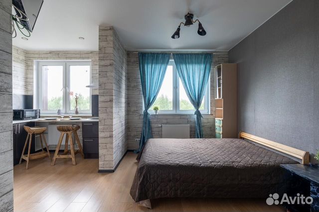 

Квартира-студия, 25 м², 1 кровать