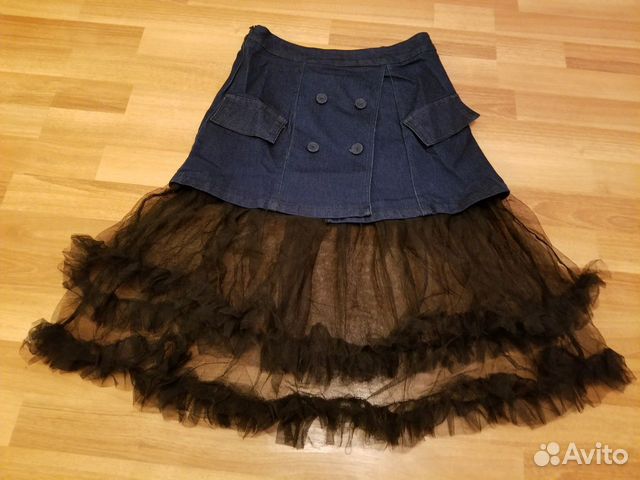 Новая Стильная Джинсовая Юбка на р.42-44 Новая Стильная Джинсовая Юбка на р.42-44