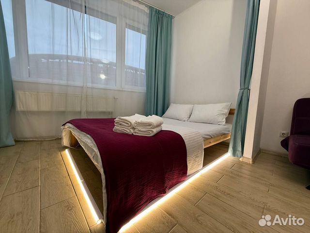 

Квартира-студия, 27 м², 2 кровати