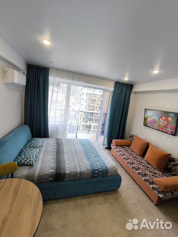 

Квартира-студия, 30 м², 2 кровати